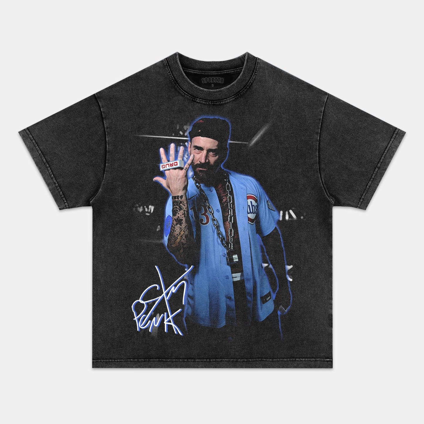 CM PUNK TEE. 6.30