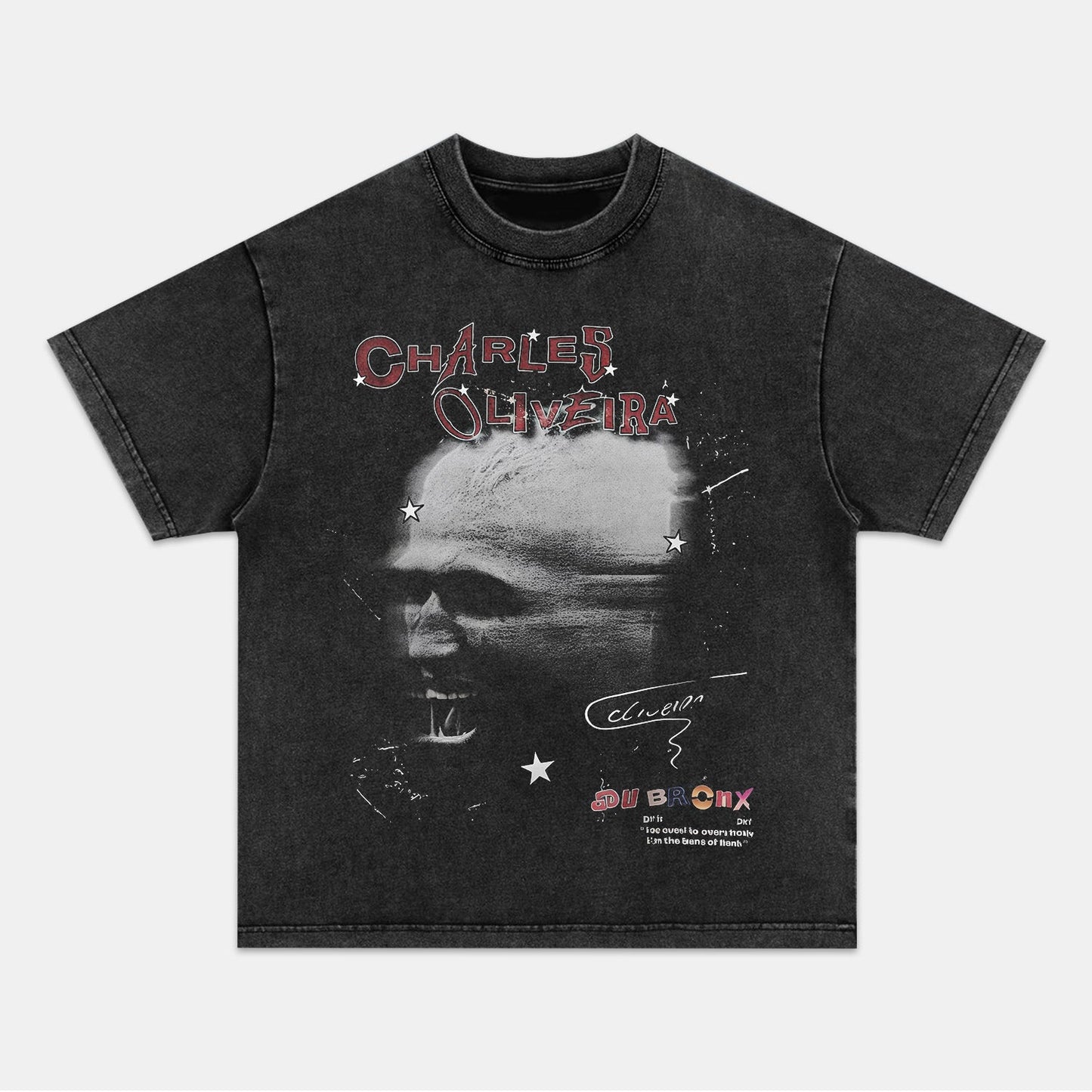 CHARLES OLIVEIRA PORTRAIT LINES UFC TEE