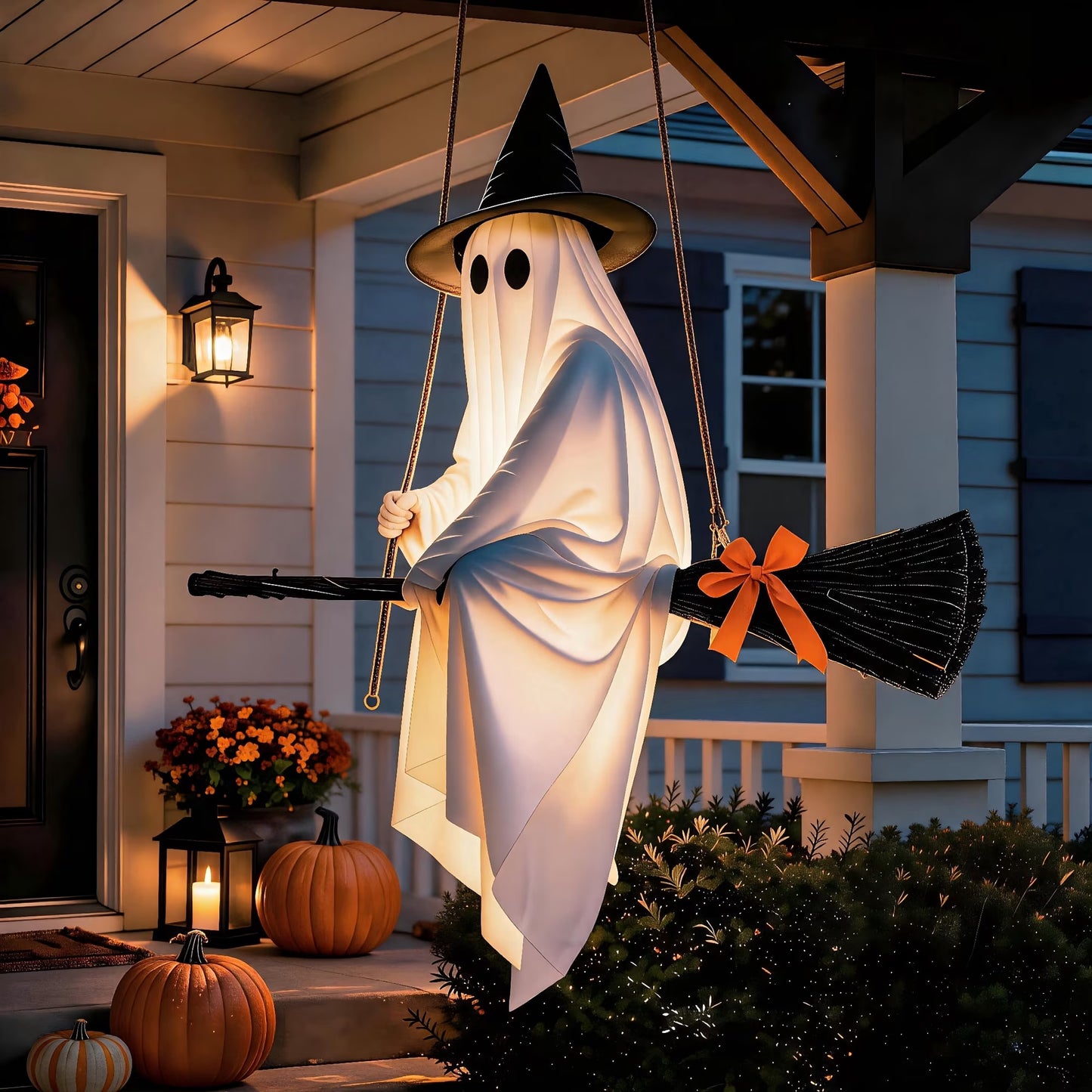 🧙‍♀️ A 5‑Foot Glowing Ghost That Flies Through Your Halloween