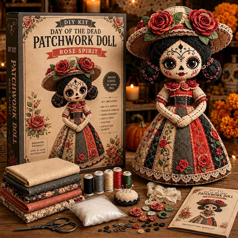 🌹 Spirit of Memories Patchwork Doll Kit