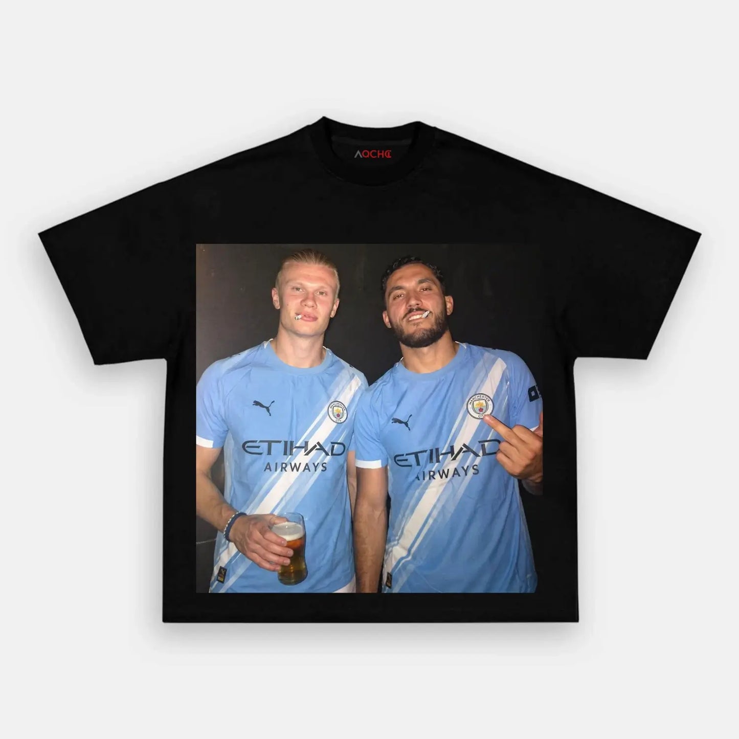Erling Haaland ＆ Rayan Cherki Tee