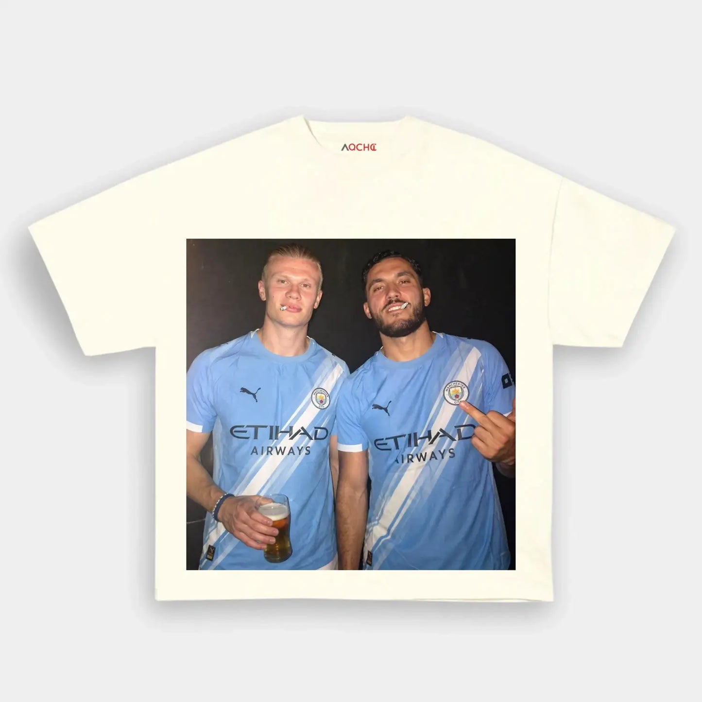 Erling Haaland ＆ Rayan Cherki Tee
