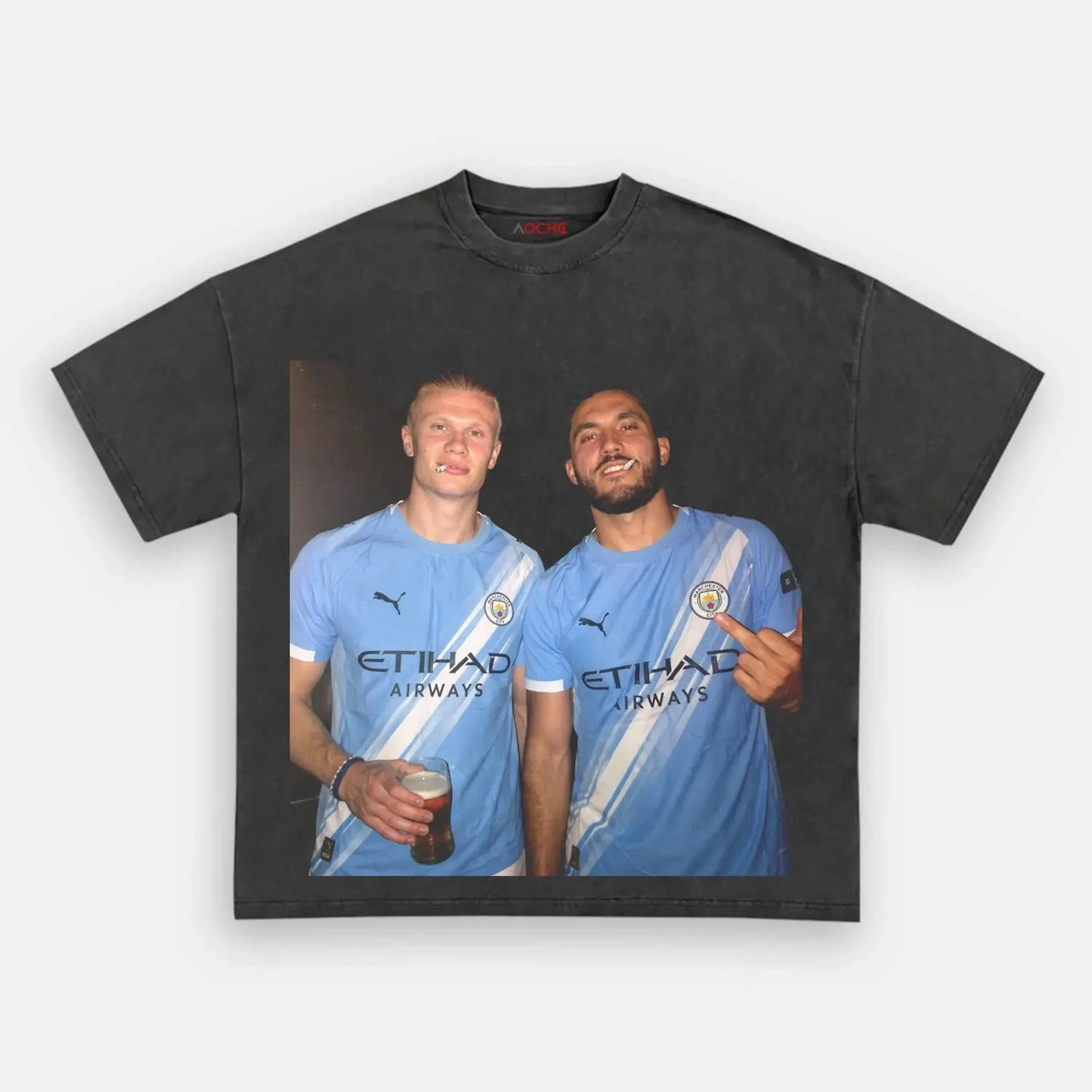 Erling Haaland ＆ Rayan Cherki Tee