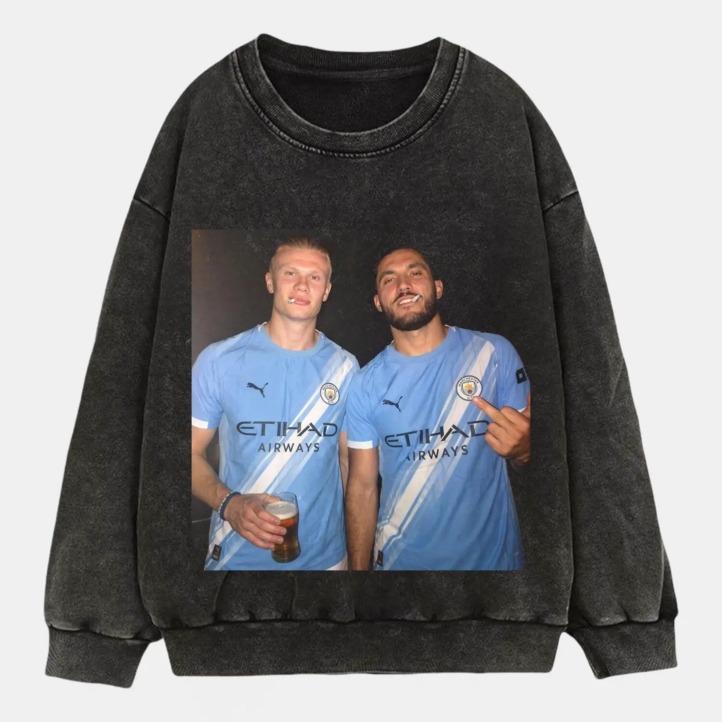 Erling Haaland ＆ Rayan Cherki Tee