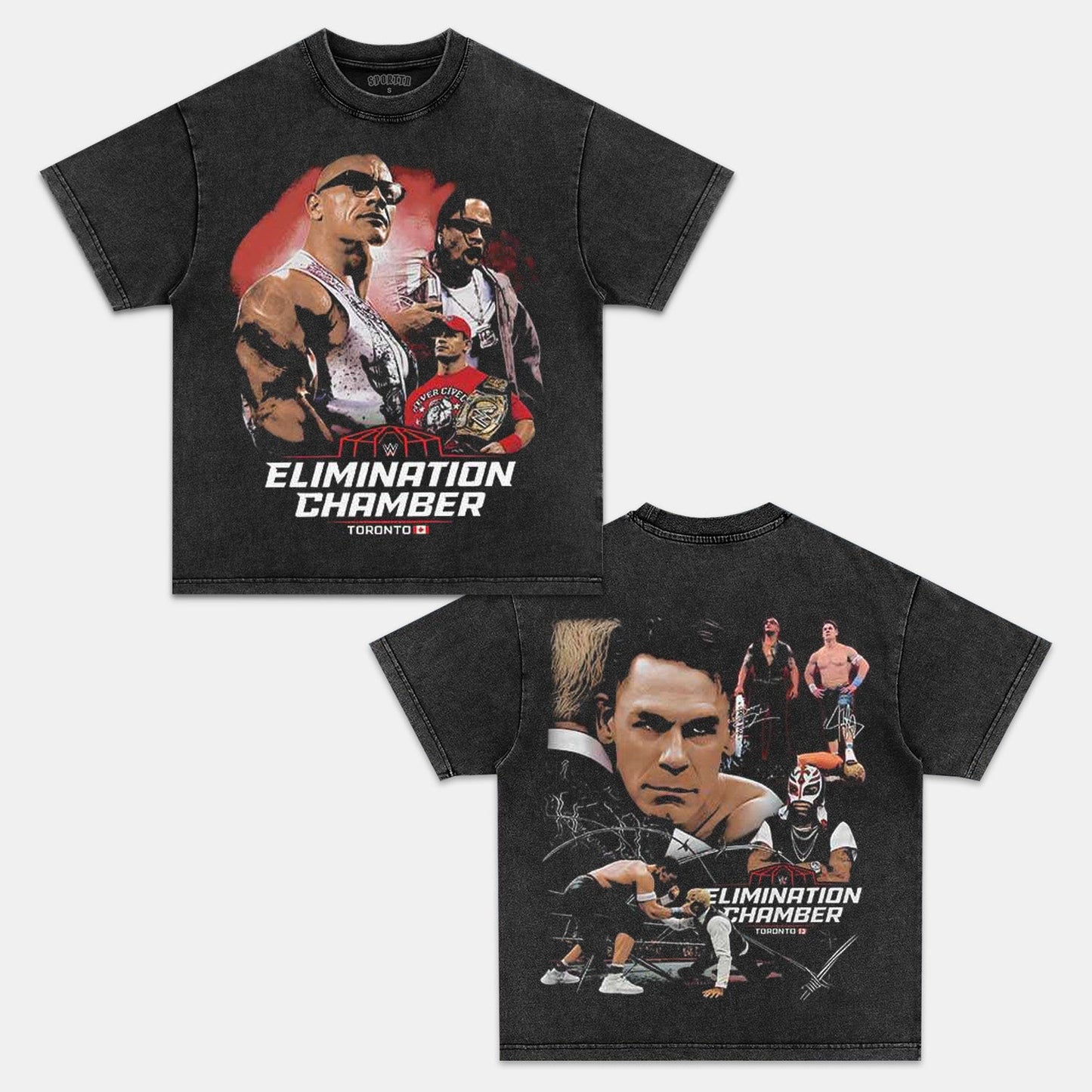 JOHN CENA& TRAVIS SCOTT& DWAYNE JOHNSON TEE