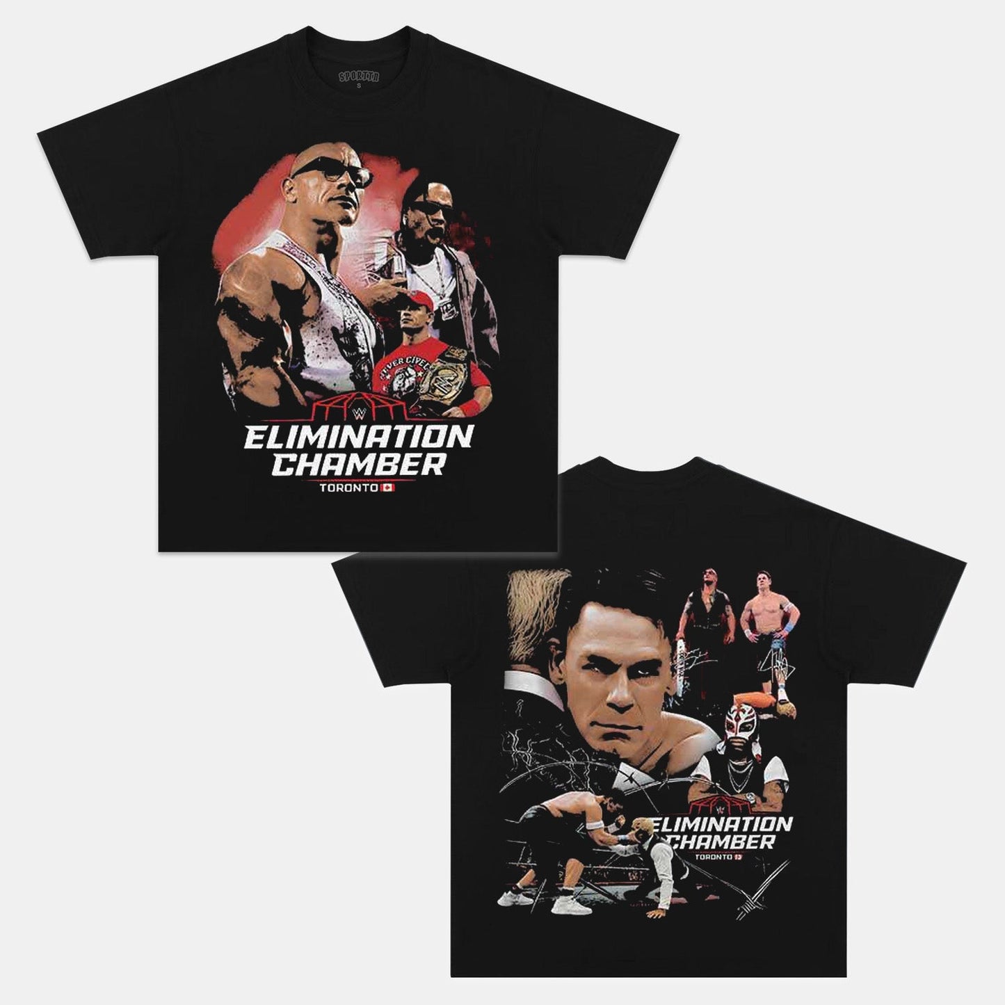 JOHN CENA& TRAVIS SCOTT& DWAYNE JOHNSON TEE
