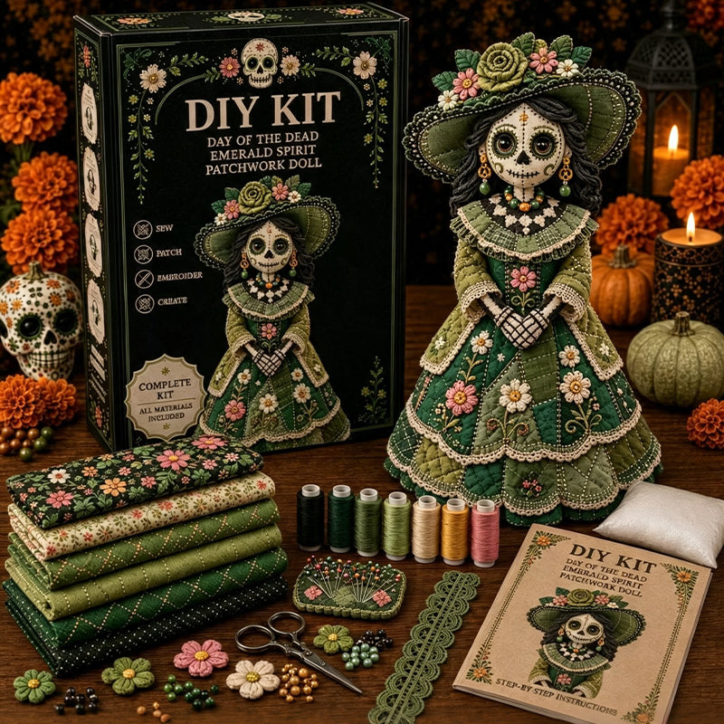 🌹 Spirit of Memories Patchwork Doll Kit