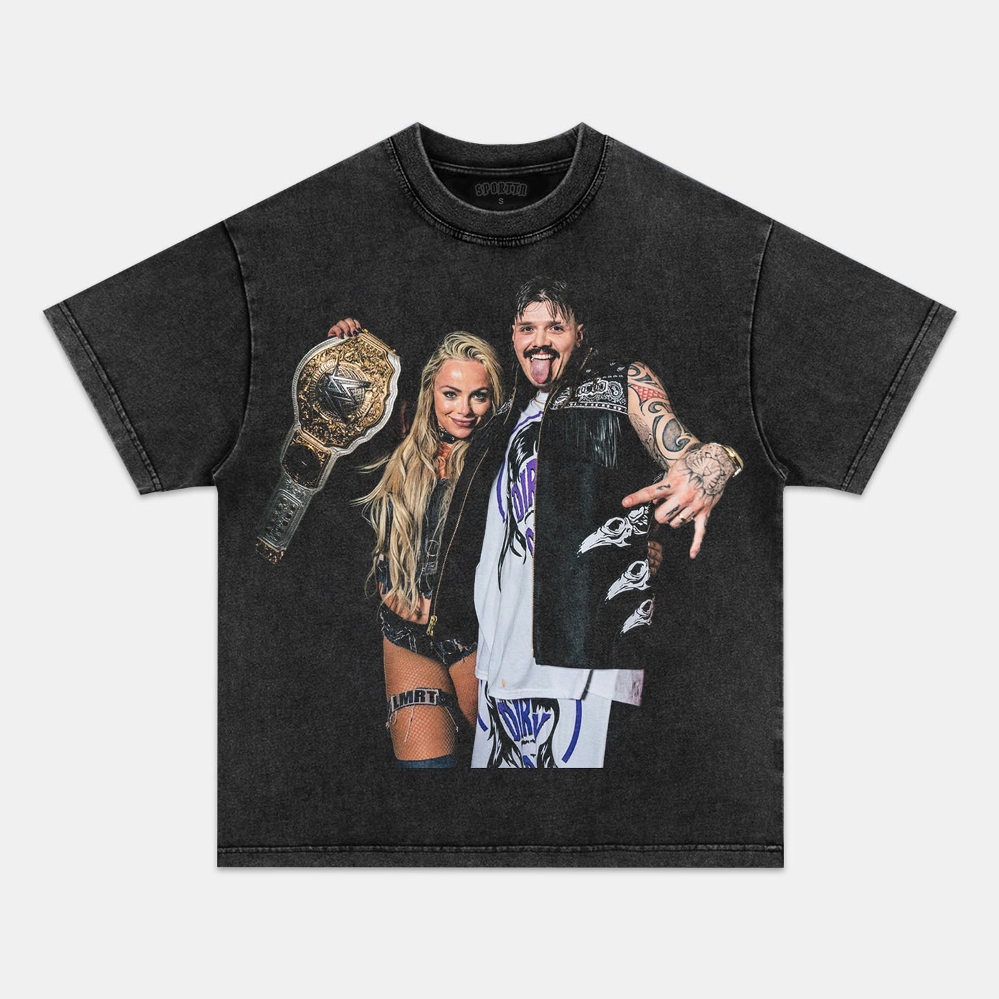 LIV MORGAN & DOMINIK MYSTERIO TEE. 7.15