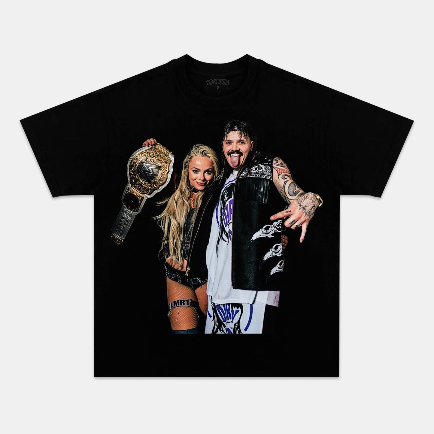LIV MORGAN & DOMINIK MYSTERIO TEE. 7.15