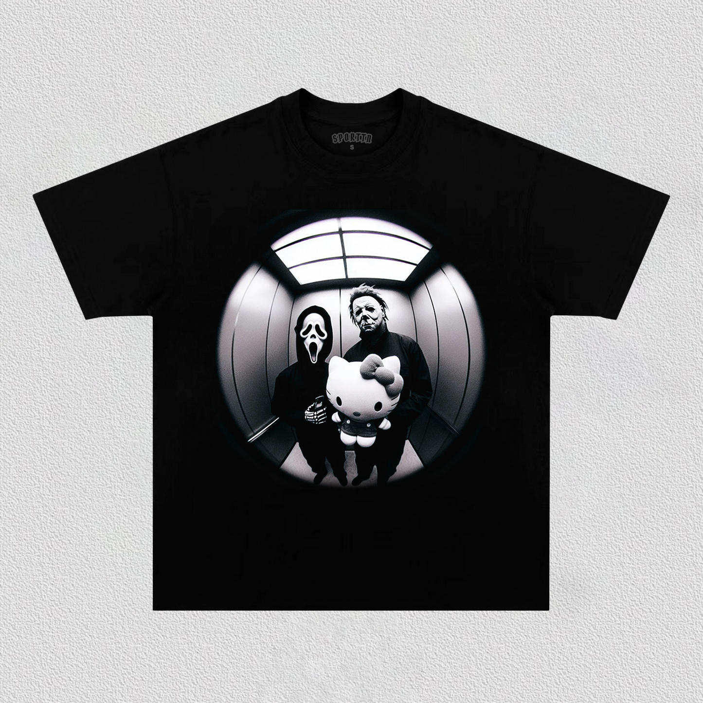 MICHAEL MYERS & GHOSTFACE  & KITTY TEE