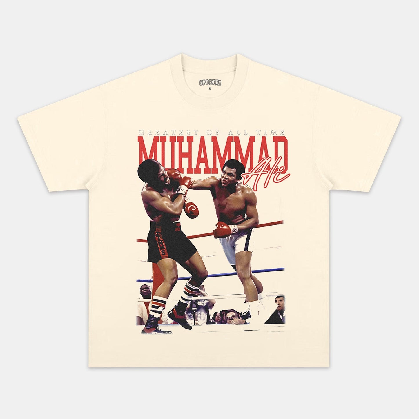 MUHAMMAD ALI  GOAT  GRAPHIC TEE