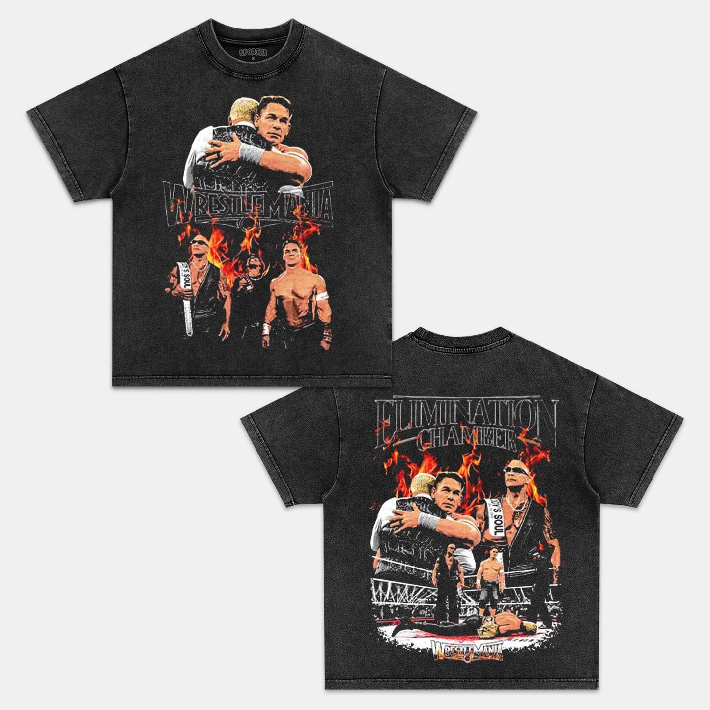 ROCK CENA TRAVIS SCOTT TEE