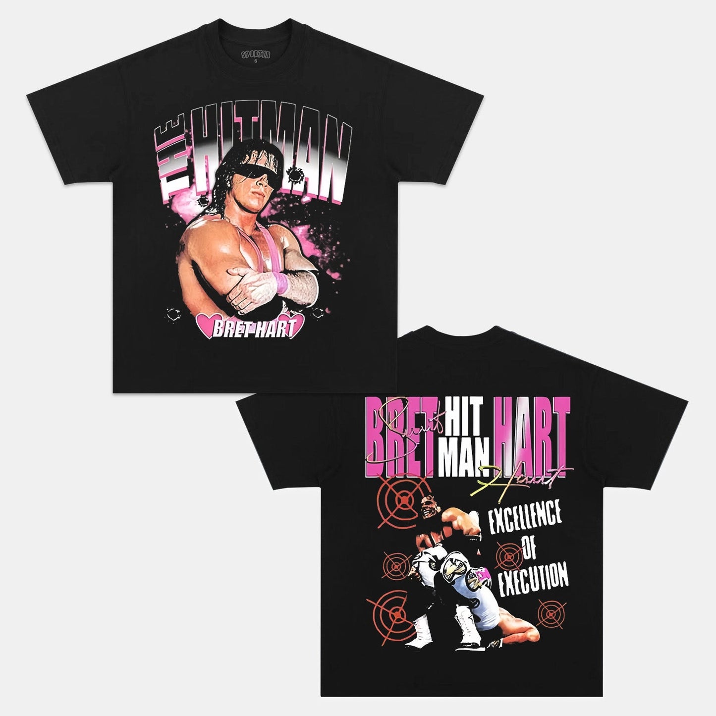 THE HITMAN BRET HART TEE 4.12