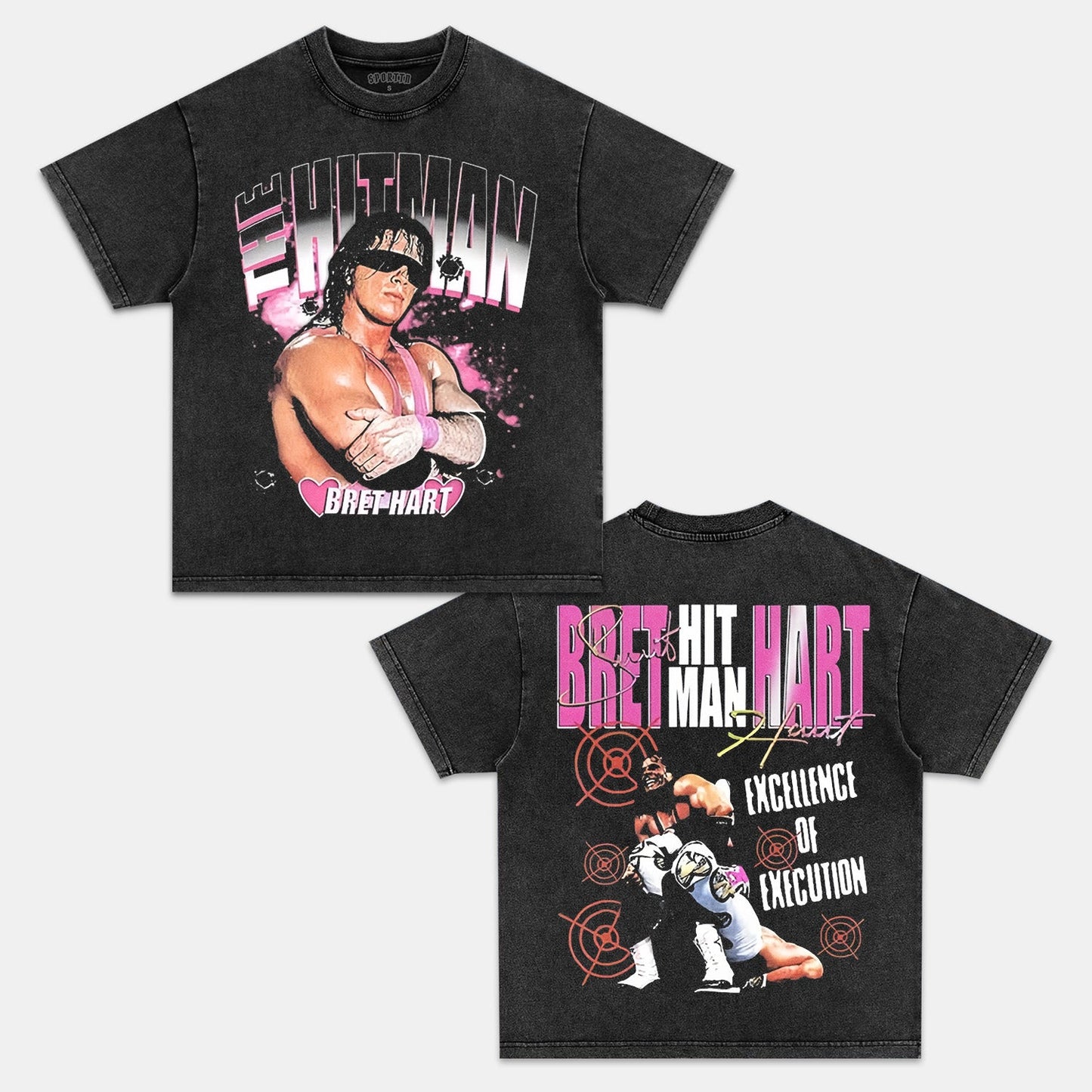 THE HITMAN BRET HART TEE 4.12