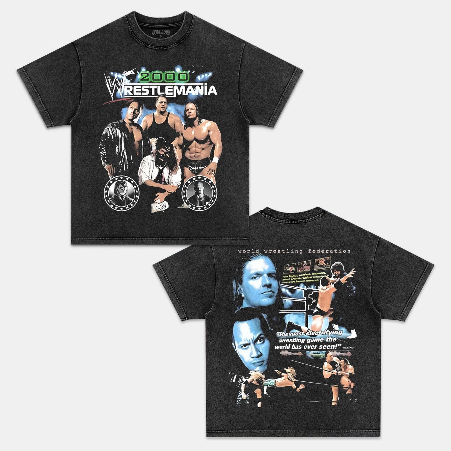 WRESTLEMANIA 2000 TEE 4.12