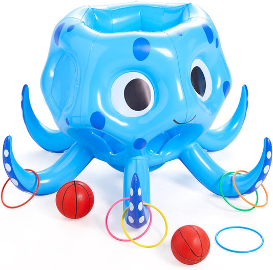 Sloosh Pool Toys, 2-in-1 Inflatable Float Water Game