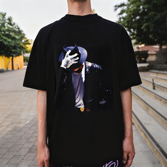 Michael Jackson Inspired Graphic Printed Men's T-shirt