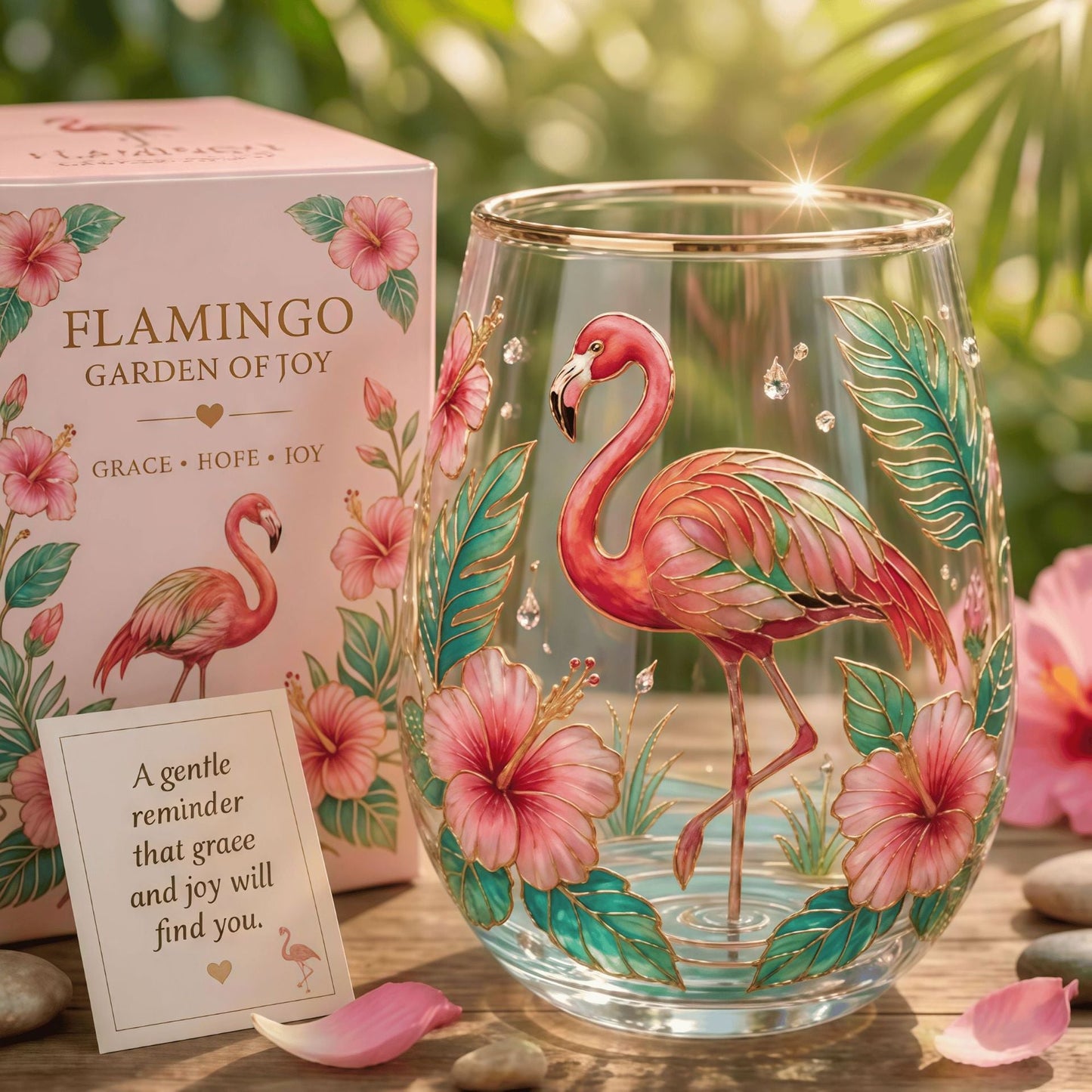 🌸🌿 Limited Edition 2026 Garden Morning Bliss Glass Tea Cup☀️☕