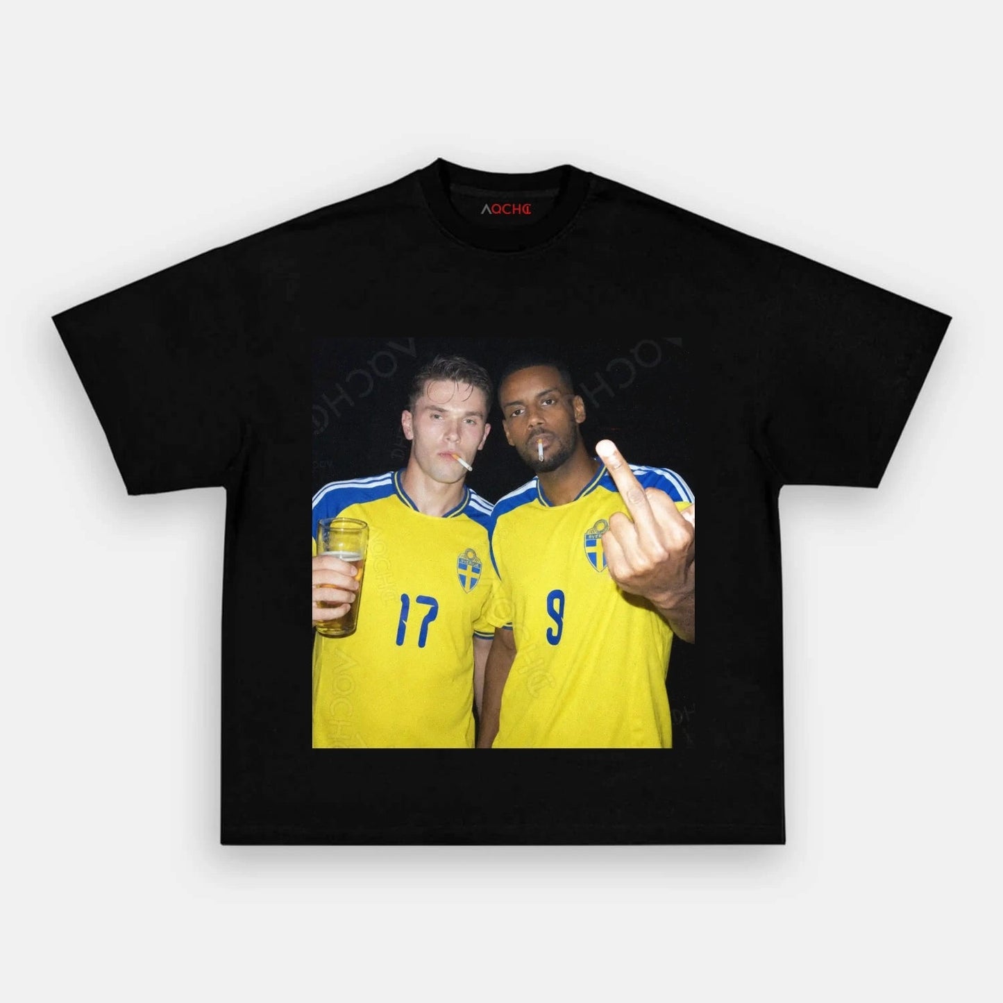 Sweden Football Style Tee 2.9