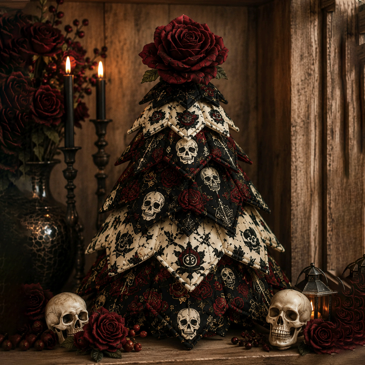 🎃DIY Halloween Quilted Fabric Tree Kit
