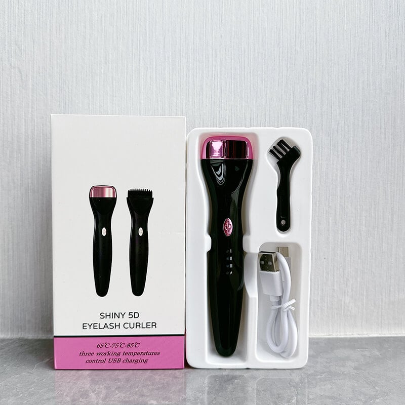👑2024 New 5D Push Heated Eyelash Curler