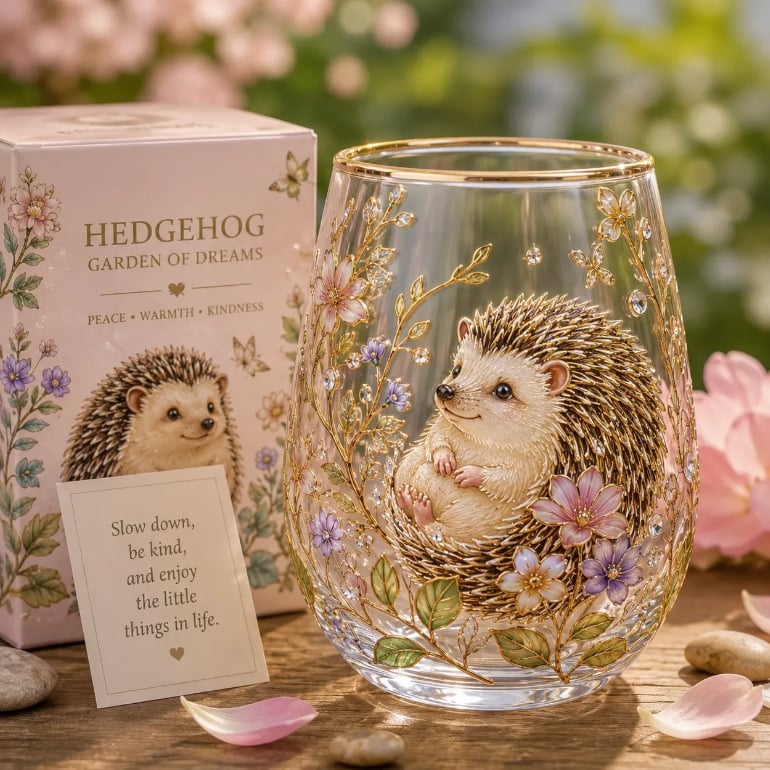 🌸🌿 Limited Edition 2026 Garden Morning Bliss Glass Tea Cup☀️☕