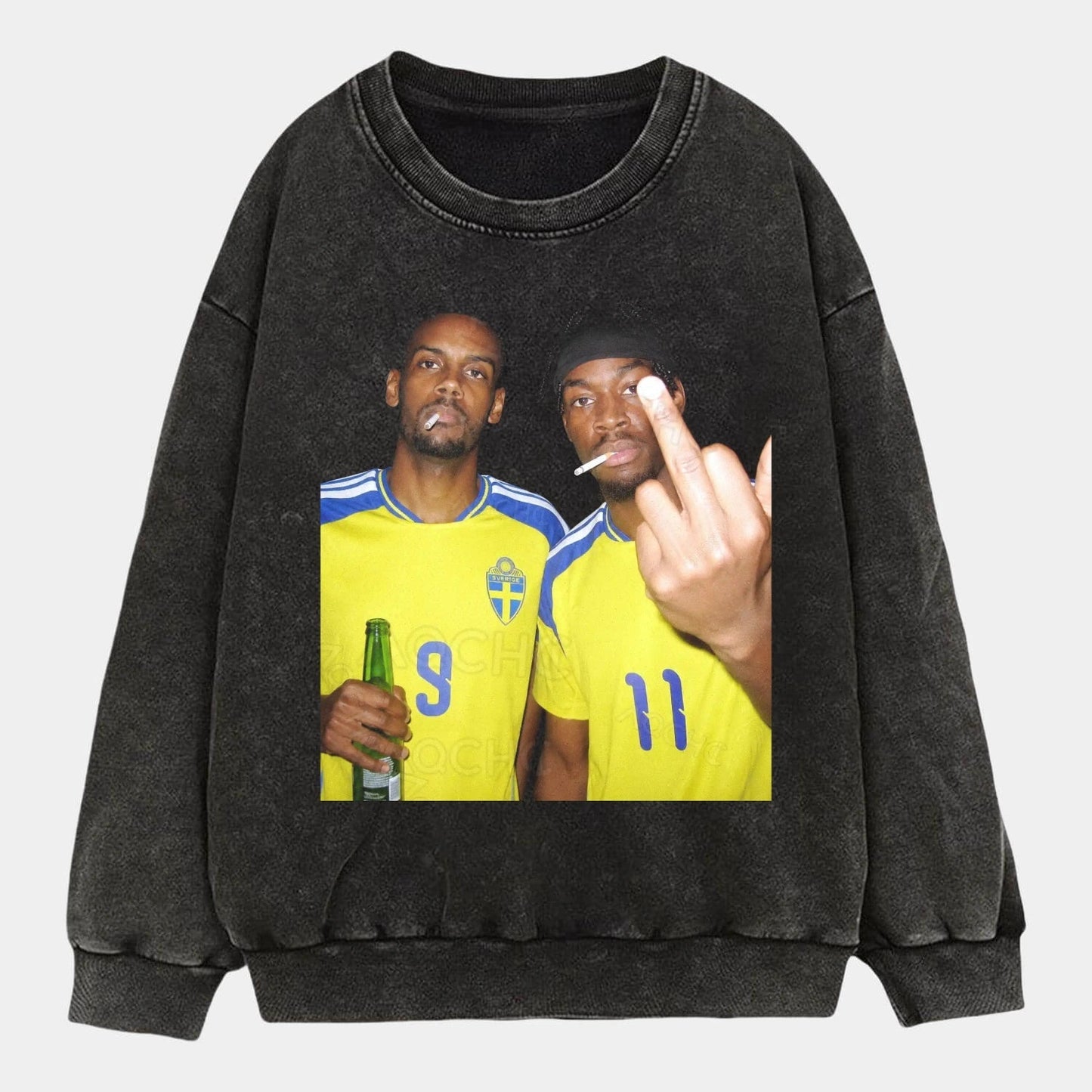 Sweden Football Style Tee 2.5