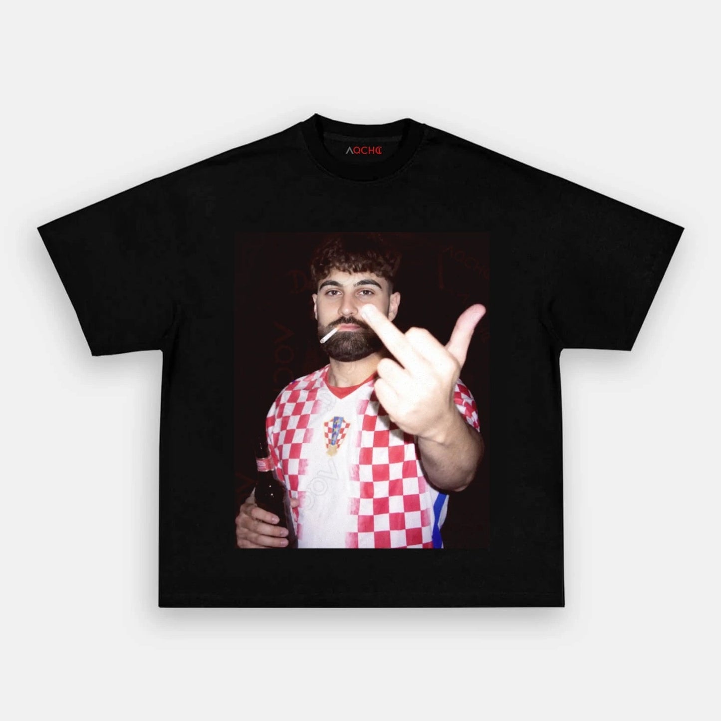 Croatia Football Style Tee