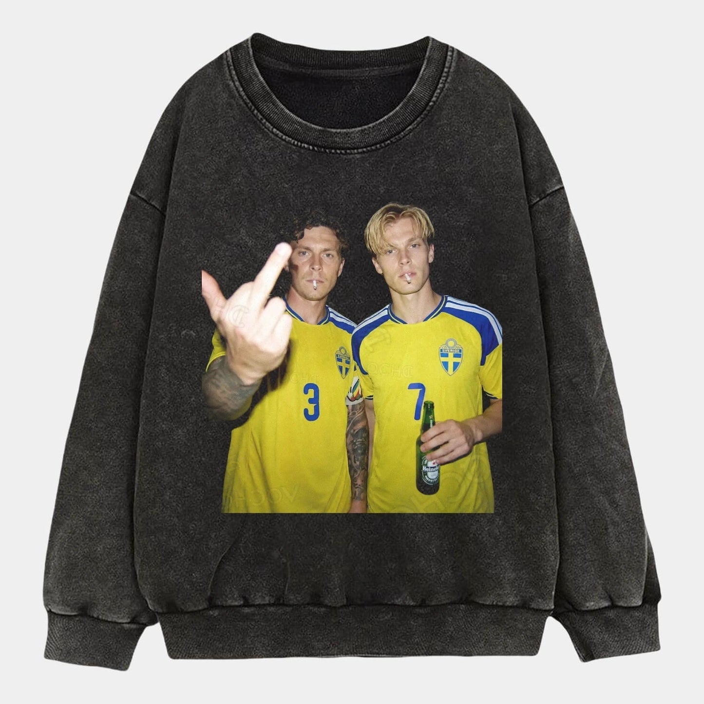 Sweden Football Style Tee 2.8