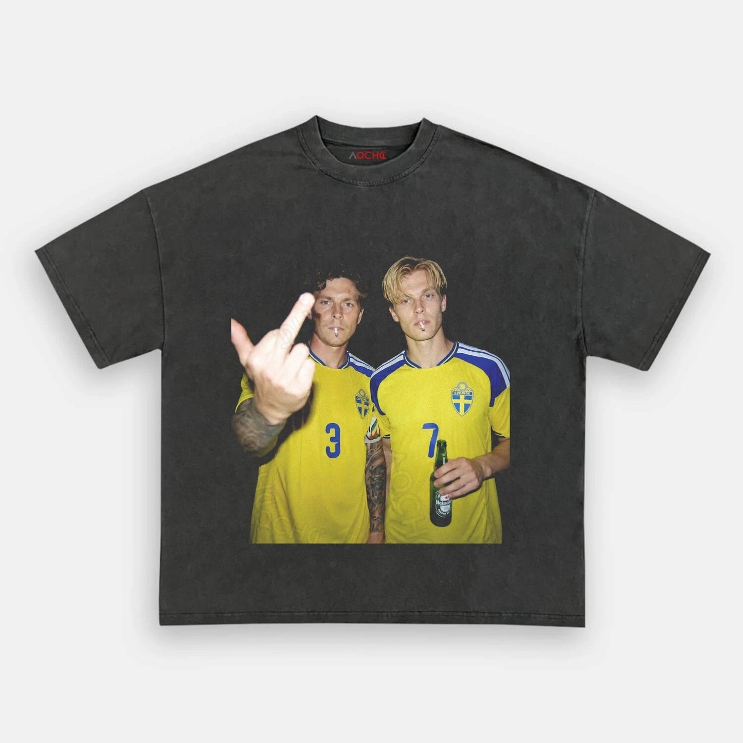 Sweden Football Style Tee 2.8