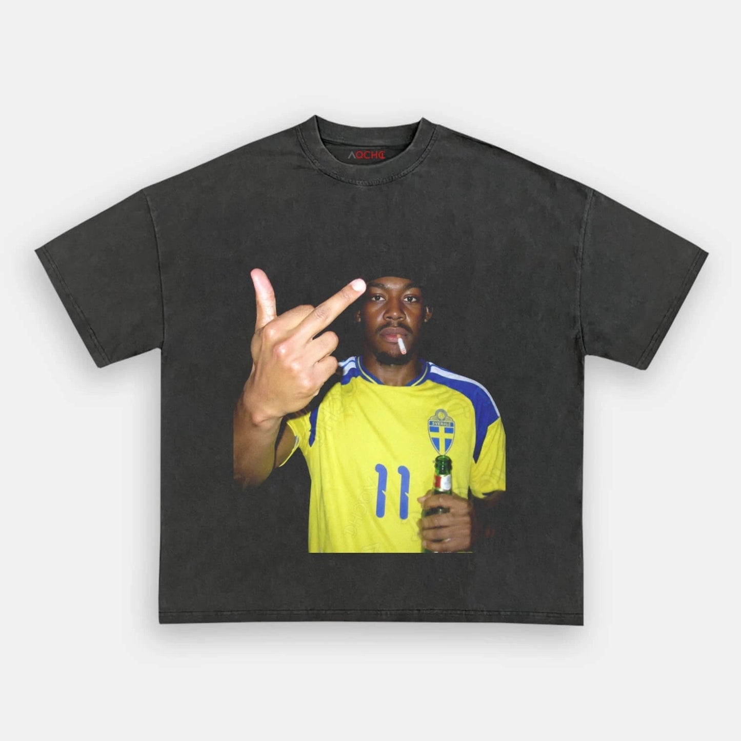Sweden Football Style Tee 7
