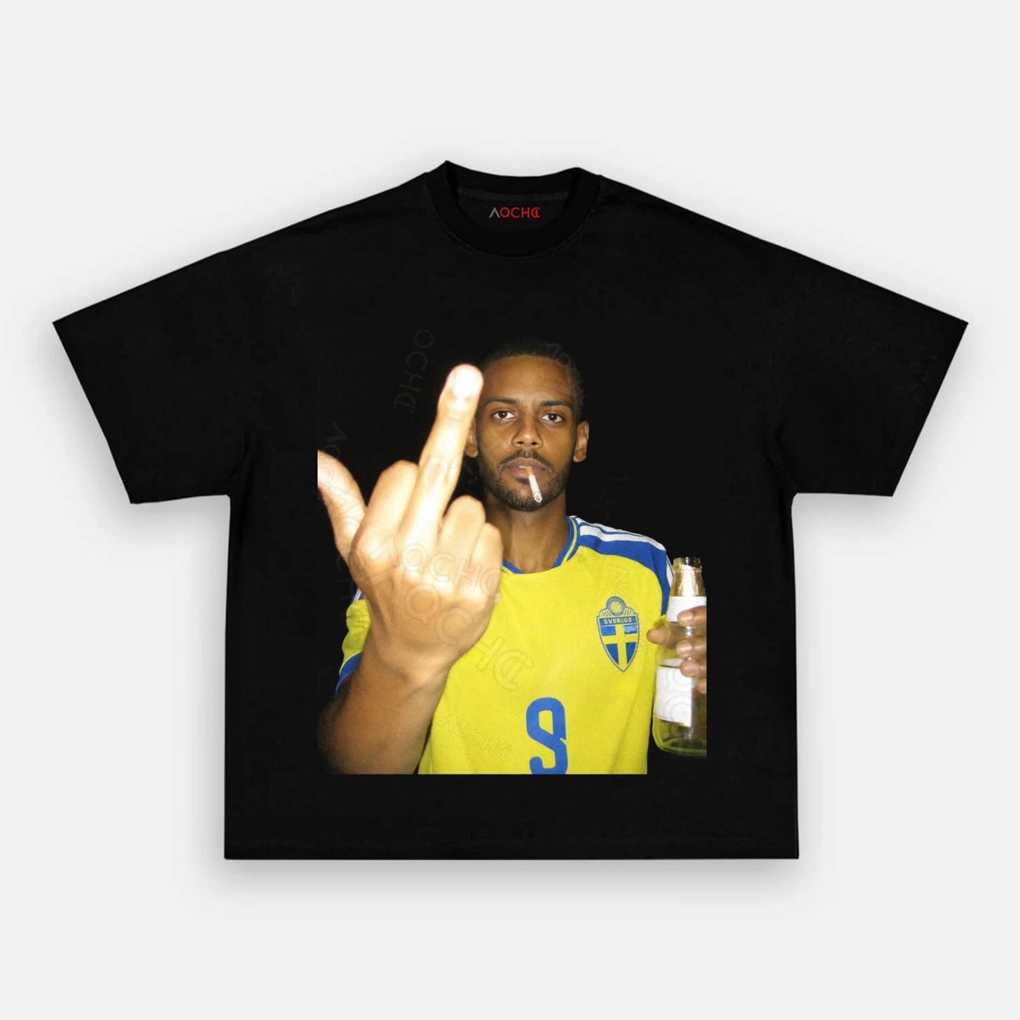 Sweden Football Style Tee 2