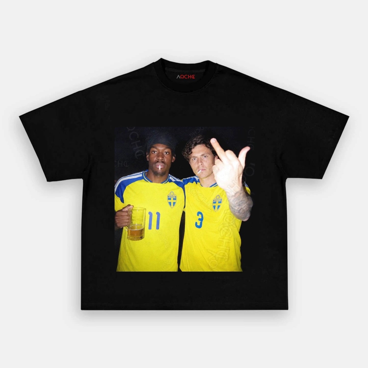 Sweden Football Style Tee 3.1