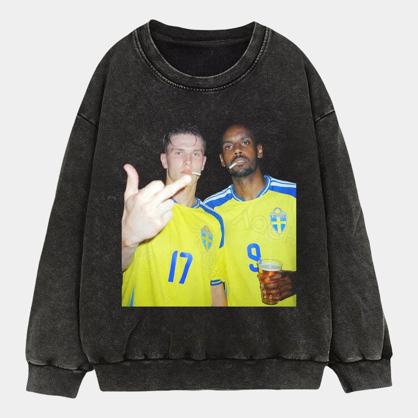 Sweden Football Style Tee 2.7
