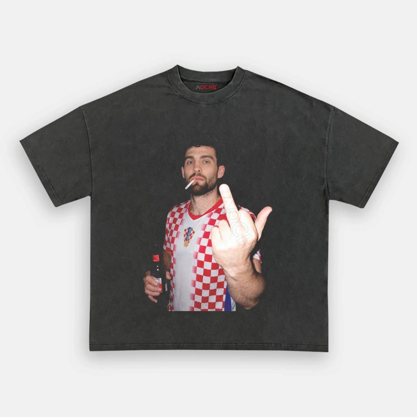 Croatia Football Style Tee