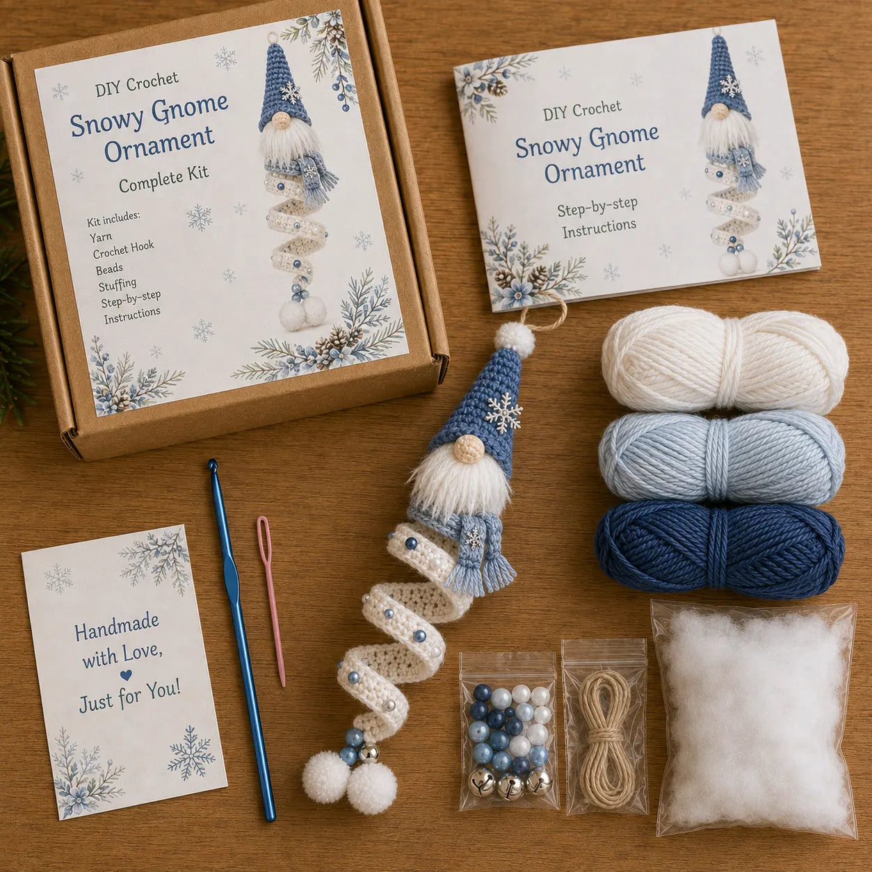 🎄DIY Crochet Gnome Ornament Collection🎉The joy of handicrafts awaits your exploration❤️