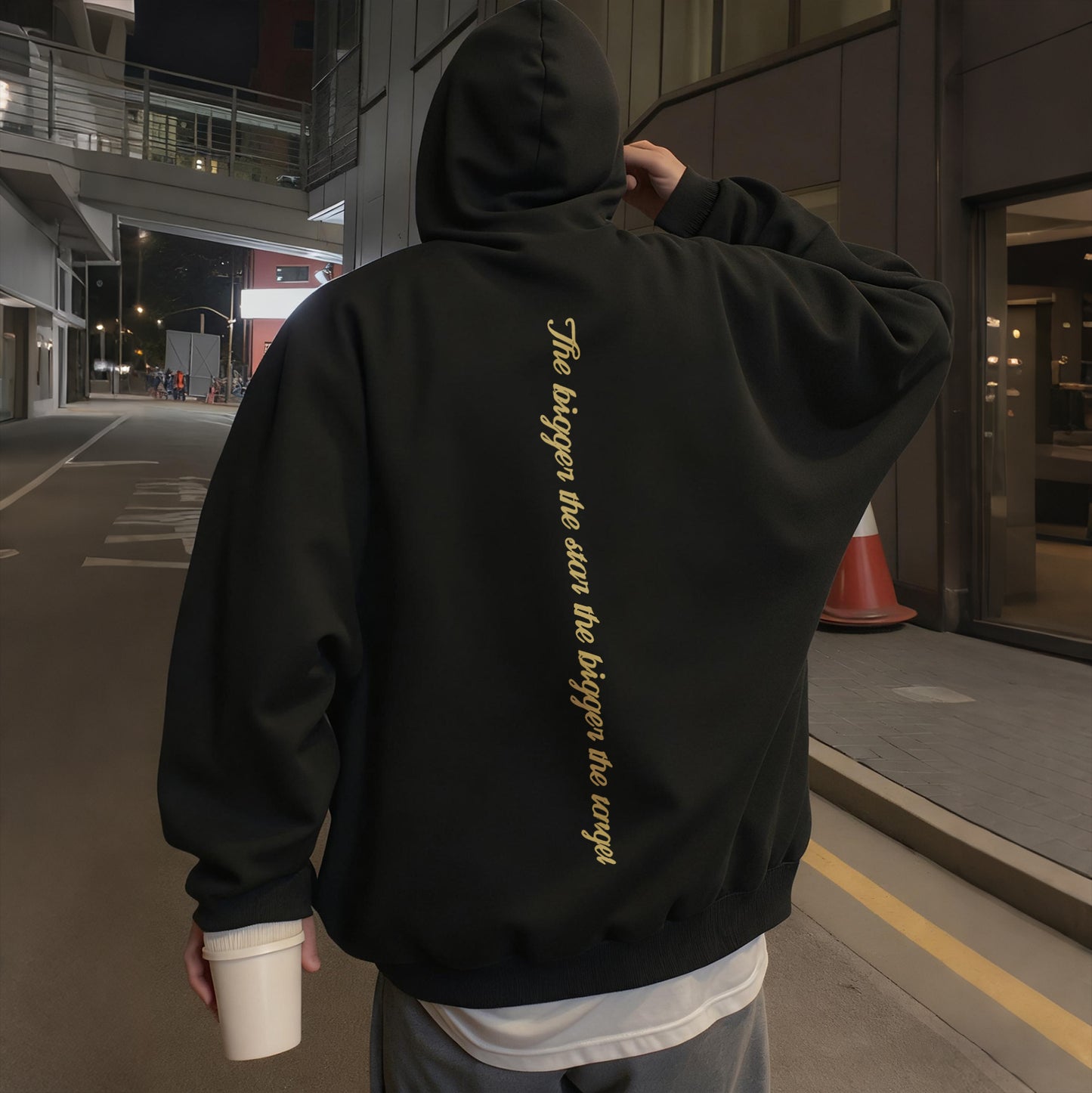 Michael Jackson Printed Men's Hoodie(Double-sided Print)