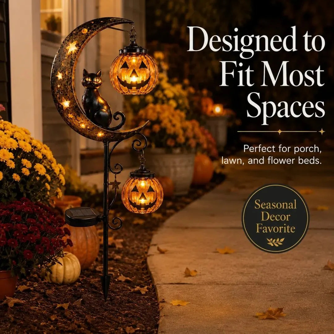 🎃Pumpkin Moon Garden Stake Light