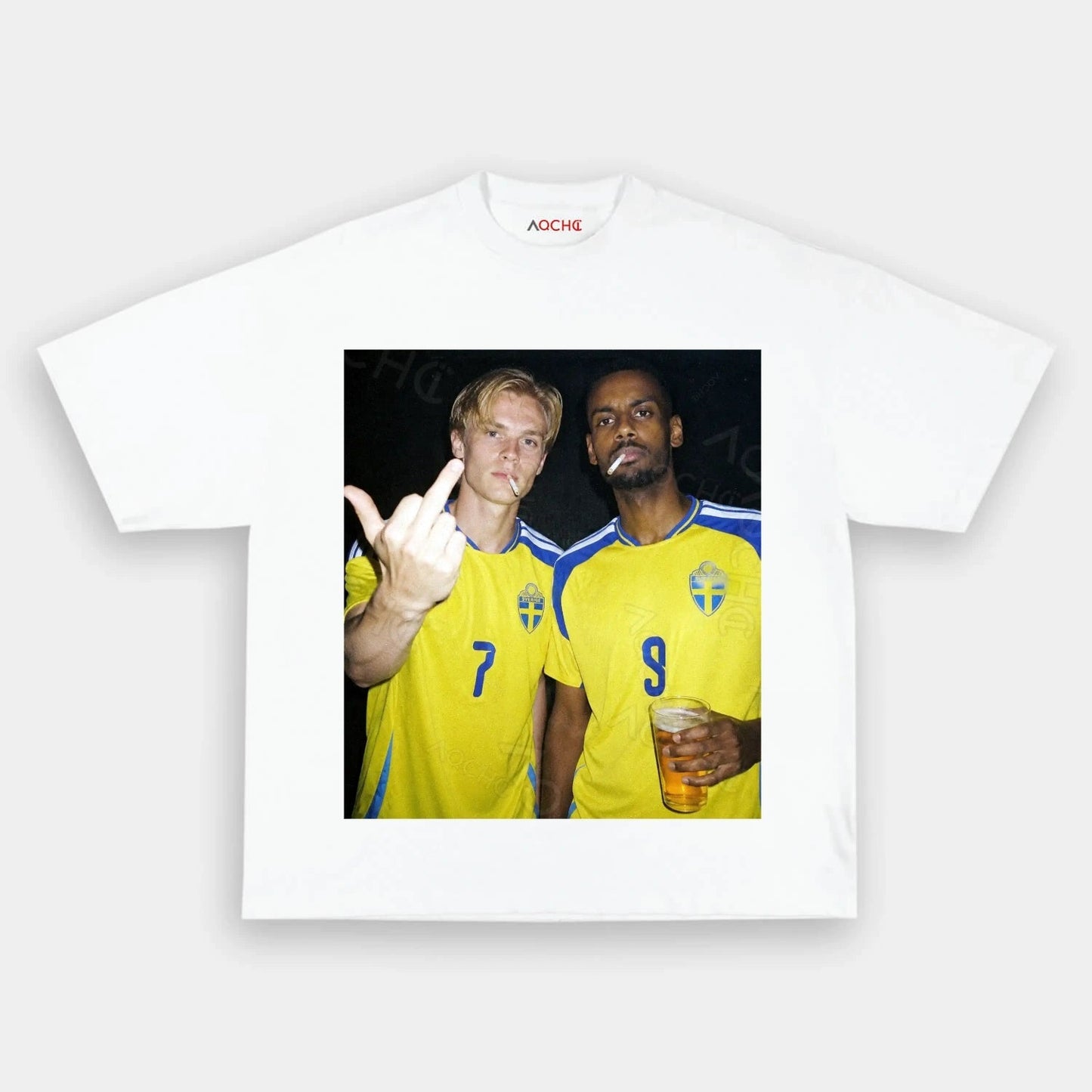 Sweden Football Style Tee 2.3