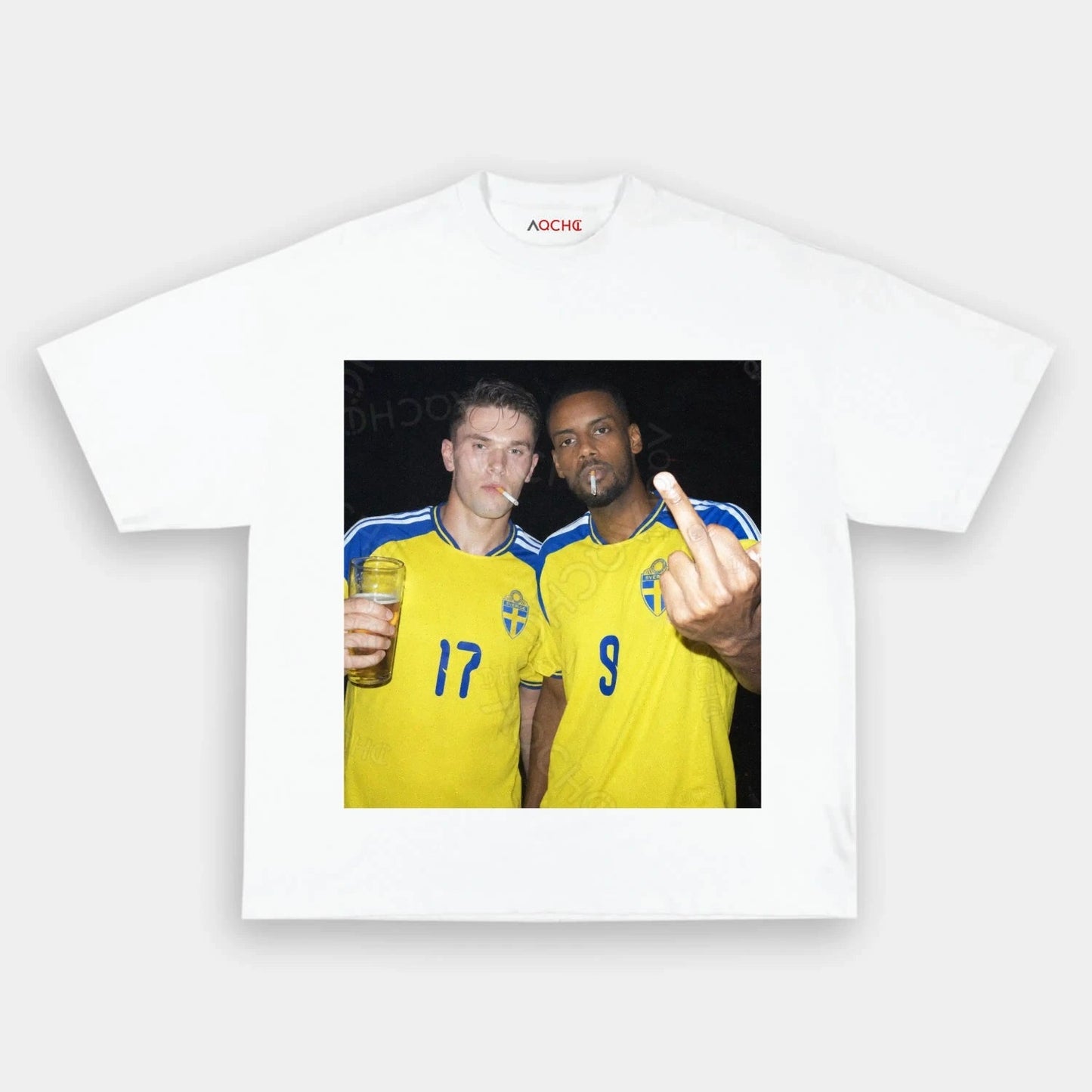 Sweden Football Style Tee 2.9