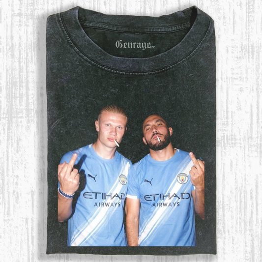 Erling Haaland & Rayan Cherki Tee