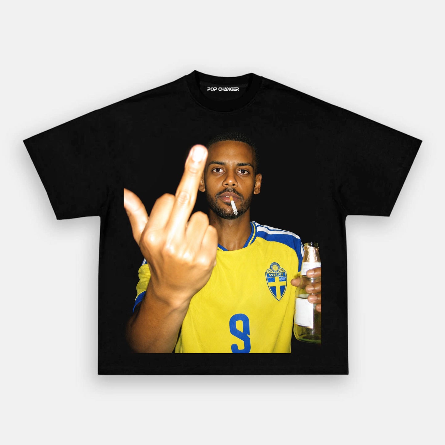 Sweden Football Style Tee 2