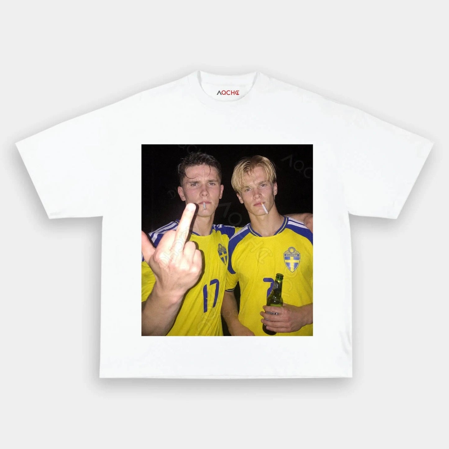 Sweden Football Style Tee 3.3