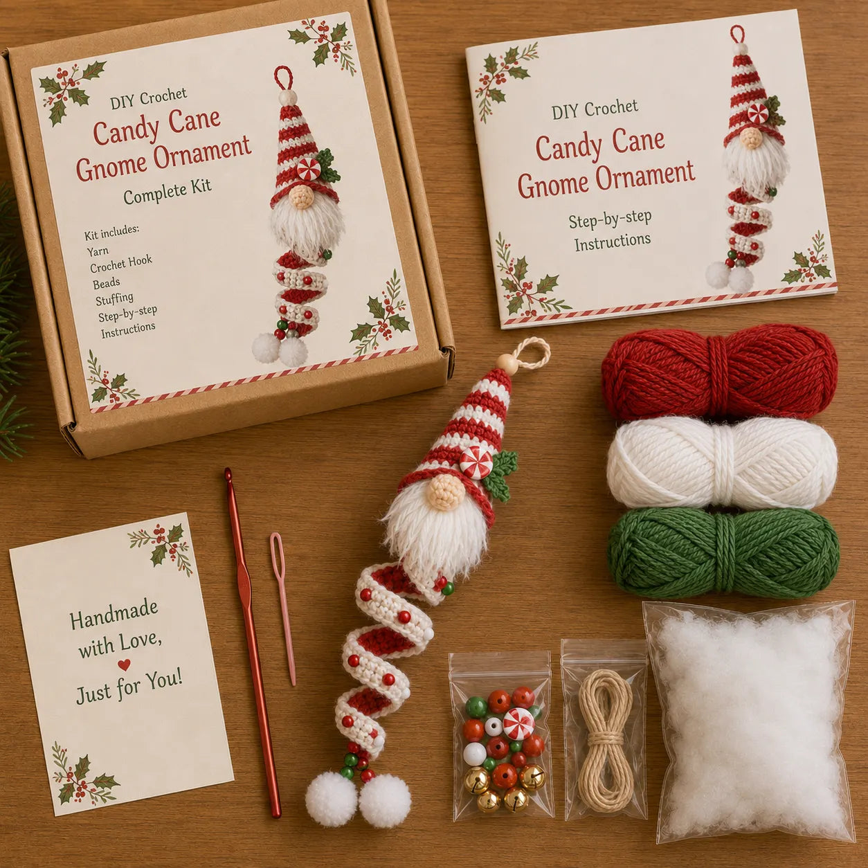🎄DIY Crochet Gnome Ornament Collection🎉The joy of handicrafts awaits your exploration❤️