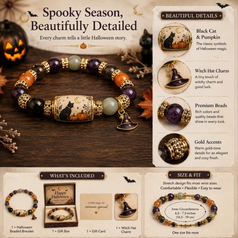 🎃Halloween Night Collection Bracelet — Limited Edition🎁