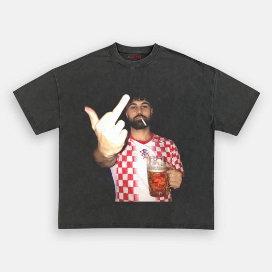 Croatia Football Style Tee
