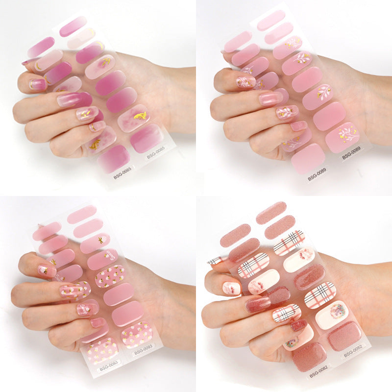 🎅New Year Sale🎄Semi Cured Gel Nail Stickers