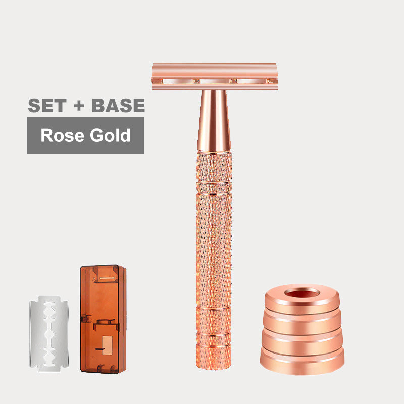 Classic Double-Sided Detachable Razor Set