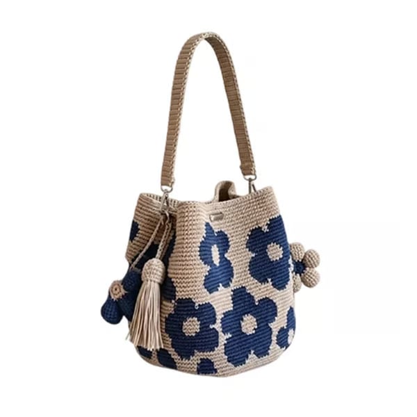 🧵Handmade Crochet Flower Tote – A Little Bag Made With Love