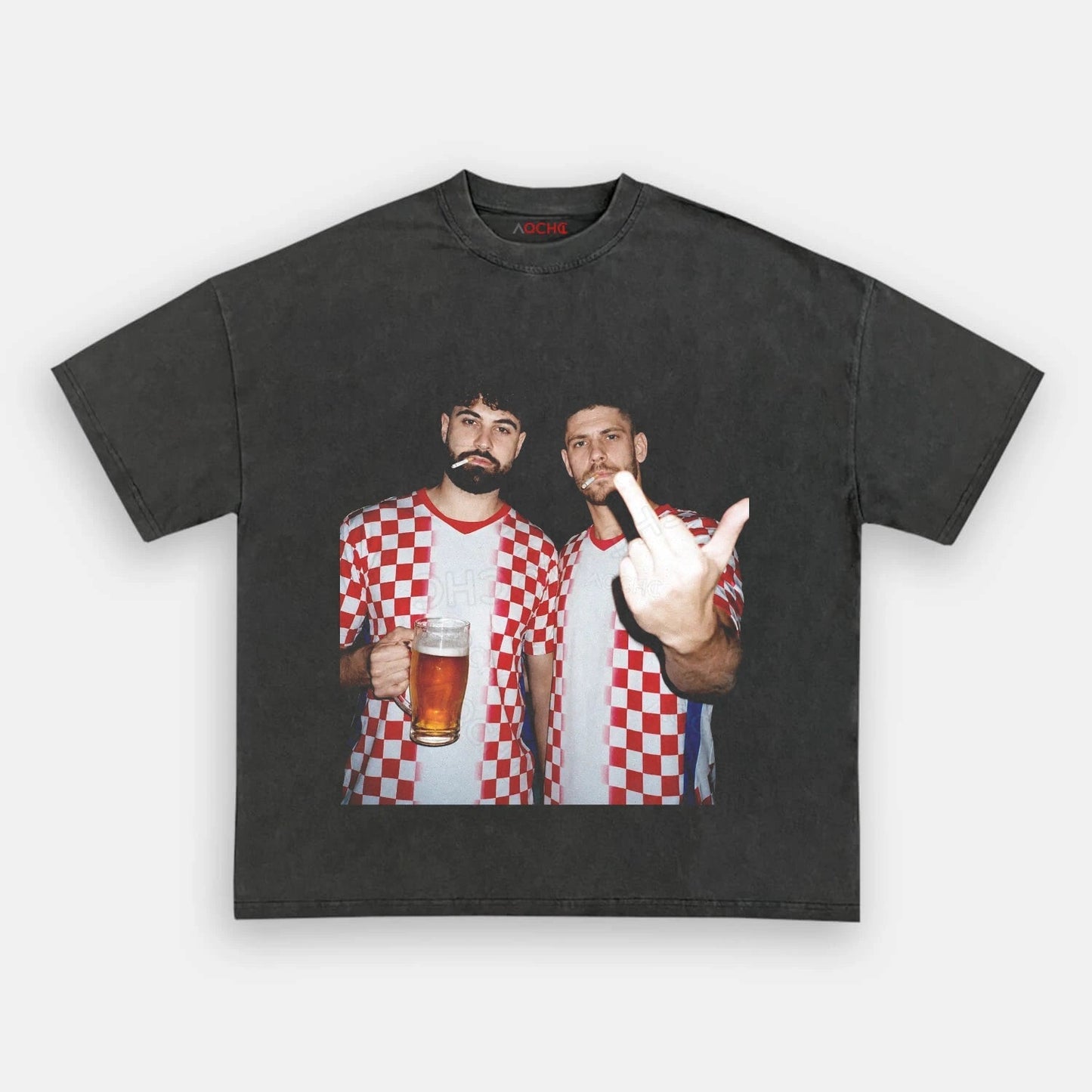 Croatia Football Style Tee
